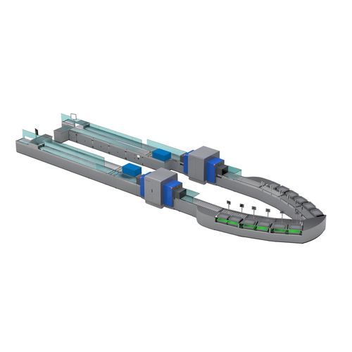 Roller tray return system - OSTS - TEKNIK DÖKÜM KAPLAMA MALZ. SAN. TIC. A.S. - for baggage screening / modular / automatic