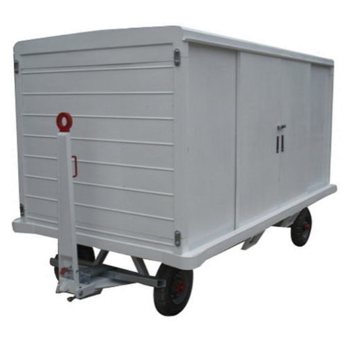 Runway baggage trailer - BC-6520 - TLD - 4-wheel / closed