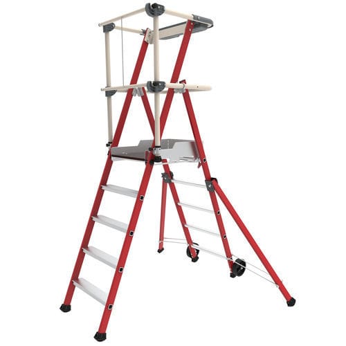 Maintenance stepladder - SHERPA  - TUBESCA-COMABI - access / for airport