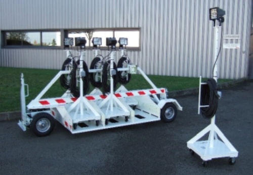 Runway light trolley - USIMAT-SERMEES