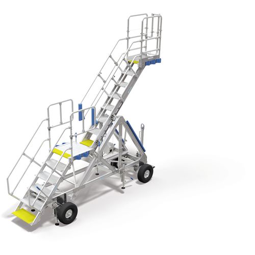 Access stairs - UCAS - ZARGES GMBH - mobile / telescopic