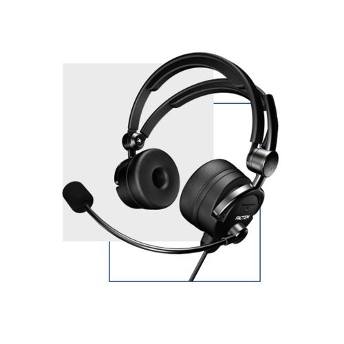 Pilot headset - FL20-P - FACTEM - for commercial aviation / corded / lightweight