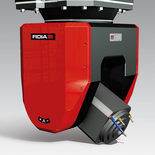 2-axis machining head - M5 series - FIDIA SPA - for the aeronautical industry / for heavy milling