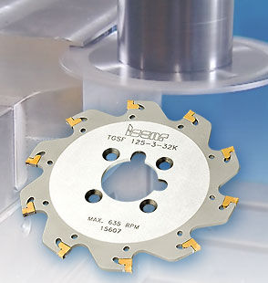 Carbide milling cutter - TGSF   - ISCAR FRANCE - for metal / for aeronautics