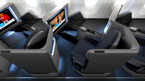 Inflight entertainment aircraft cabin display - BUSINESS CLASS ...