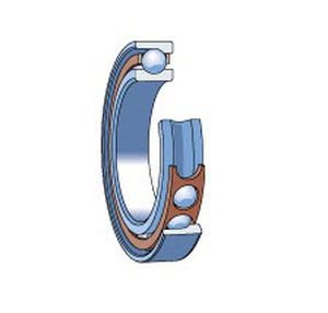 Ball bearing bearing - D series - SKF AEROSPACE - angular-contact / super-precision / heavy-duty