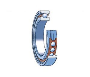 Ball bearing bearing - E series - SKF AEROSPACE - angular-contact / high-speed