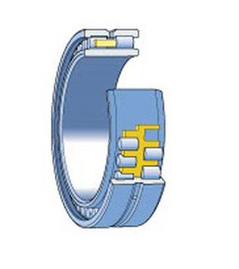 Cylindrical roller bearing - NNU 49 series - SKF AEROSPACE - double-row / super-precision