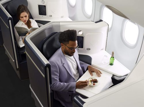 Aircraft cabin seat - OPERA WB® - STELIA AEROSPACE - for passengers / with integrated screen / with armrests