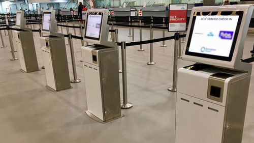 Check-in kiosk with CUSS - ARINC SelfServ™ - Collins Aerospace - UTC Aerospace Systems - floor-standing / for airport