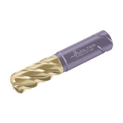 Cylindrical milling cutter - Ti40 - WALTER FRANCE - carbide / PVD / for titanium