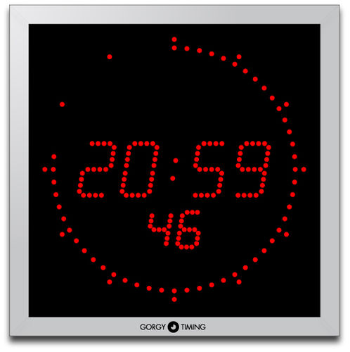 Airport clock - LEDI® 7.60.S  - GORGY TIMING - digital / quartz