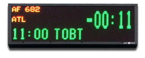 LED airport display - LEDI® TIMER aéroport - GORGY TIMING - for CUTE
