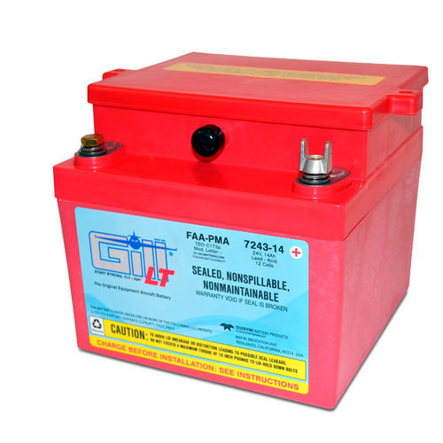 Aircraft battery - 7243-14 - Gill Electric Company - VRLA / 24 V