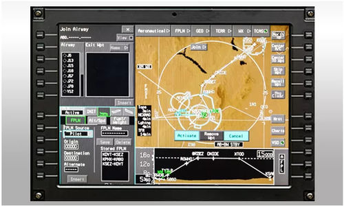Multi-function display flight display - AeroVue  - Bendix/King by Honeywell - for aircraft / embedded / weather