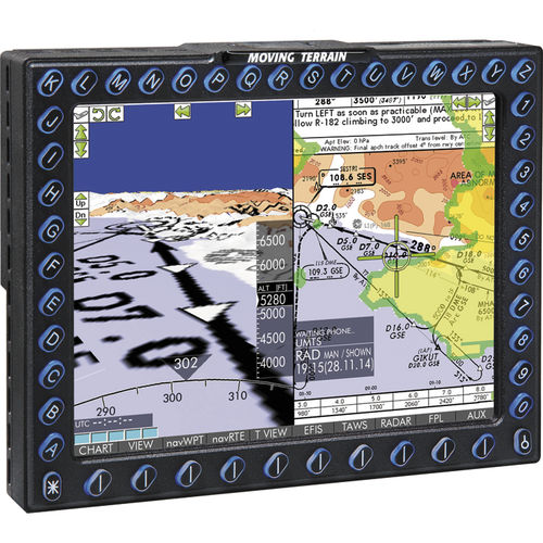 Aircraft MFD - MT-VisionAir X ETSO - Moving Terrain Air Navigation Systems AG - 1024 x 768 / TSO / with GPS