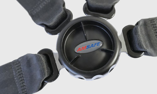 Helicopter seat belt restraint - amsafe - for passengers / for crews / 4 attachment points