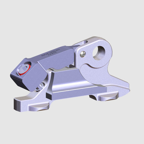 L track tie-down fitting - 50T 2F1 002 - ATTAX - for seats / double-stud / aeronautical
