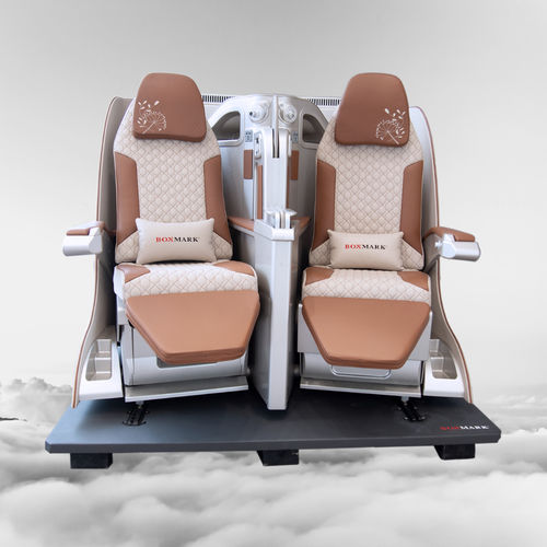 Aircraft cabin seat - Business Class Bench - BOXMARK Leather GmbH & Co KG - for business aircraft / for business class / VIP