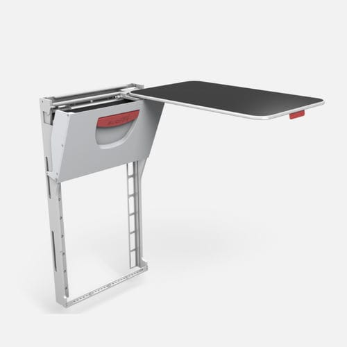 Aircraft foldout table Bucher Leichtbau AG