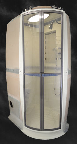 Aircraft shower - D-SHAPE - Jeff Bonner Research & Development Inc