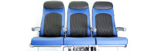 Seat upholstery leather - Torrington Distributors - synthetic / plain