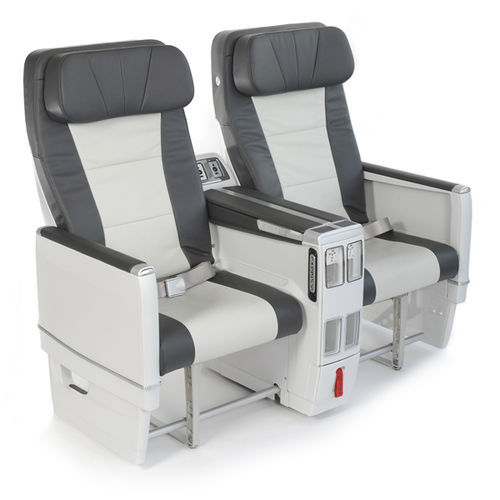 Aircraft cabin seat - ZIMluxury - ZIM FLUGSITZ GmbH - business class / with armrests / with integrated screen
