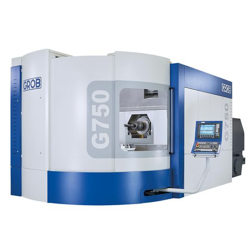 5-axis machining center - G750 - GROB-WERKE GmbH & Co. KG - horizontal / universal / for aeronautics