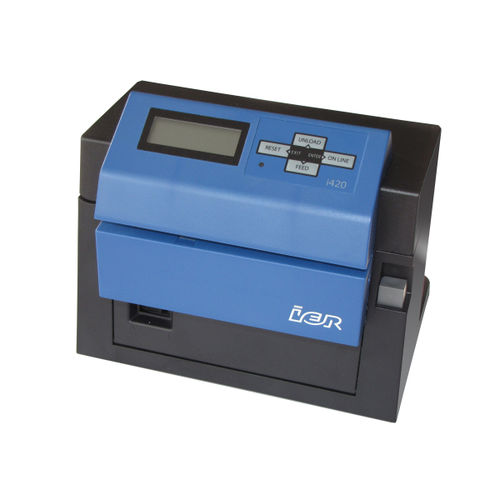 Bag tag printer I420 IER Blue Solutions for boarding passes
