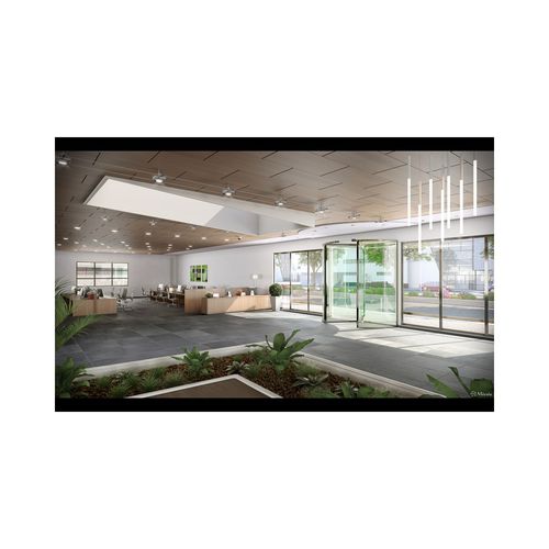 Automatic revolving door - Besam RD3-300, RD4-300  - Assa Abloy Entrance Systems - for airport