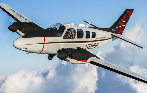 Business aircraft - Baron G58 - Beechcraft - twin-engine / turboprop / 1-seater