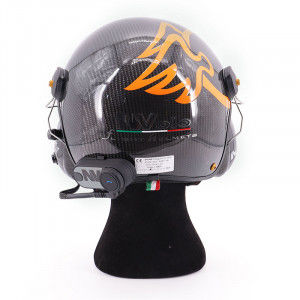 Free flight helmet - H008 - FLY PRODUCTS - open face / with chin rest / connection technology