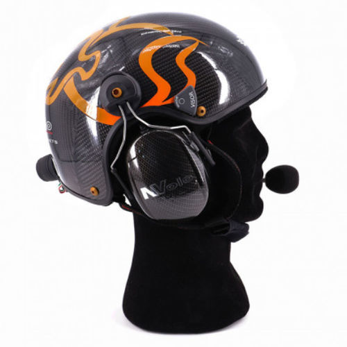 Free flight helmet - H009 - FLY PRODUCTS - open face / with chin rest / connection technology
