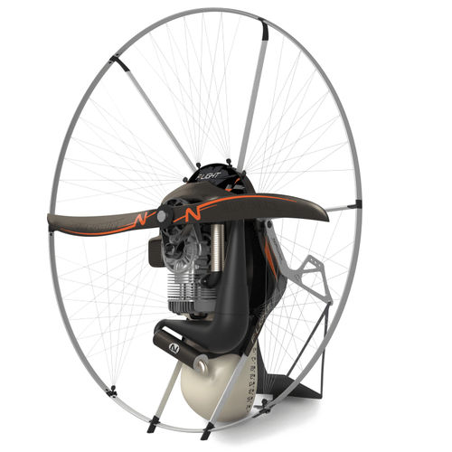 Single-seat paramotor - F-light series - NIRVANA SYSTEMS - piston engine / with electric starter