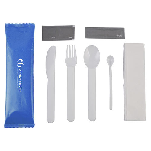 Aircraft cabin cutlery kit - FD11004 - Aeroservey Product Co., Ltd - plastic / disposable