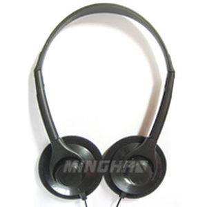 Passenger inflight headphones - AH-863B - Azusa Corporation Ltd. - for airliners / lightweight