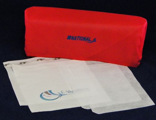 Aircraft cabin headrest cover - RMT Global Partners
