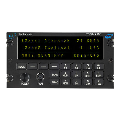 UHF audio panel - TDFM-9100 - Technisonic Industries Ltd. - VHF / for aircraft / embedded