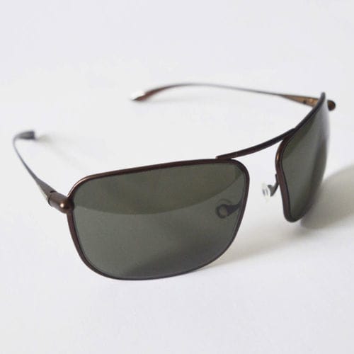 Sun glasses - 0990 - Bigatmo - for pilot / titanium / with UV protection