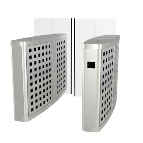 Speedgate with card reader speedstile fp series gunnebo entrance