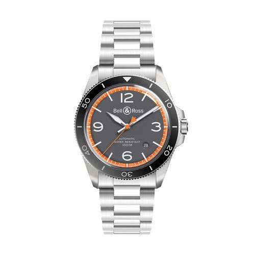 Aviator watch - BR V2-92 GARDE-CÔTES - BELL & ROSS - chronograph / self-winding