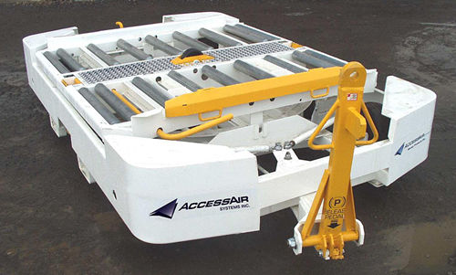Container dolly - TTAS - ACCESSAIR Systems - 2-axle / with swiveling front axle / for air cargo