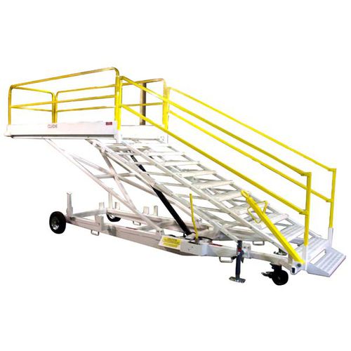 Fuselage access platform - 15F1986 - Clyde Machines Inc. - movable / adjustable