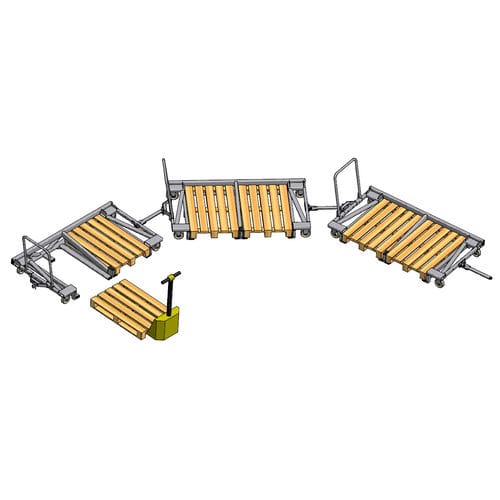Pallet trolley - SP2 AS - LKE Gesellschaft für Logistik- und Kommunikationse