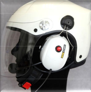 Paramotor helmet - FALCON - ALPHATEC - for ultralight trike / for gyrocopters / open face