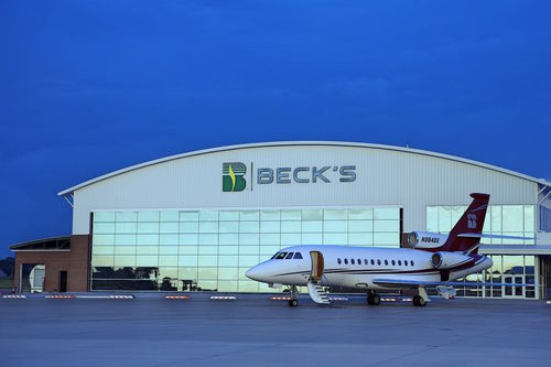 Folding hangar door - Powerlift Doors of California