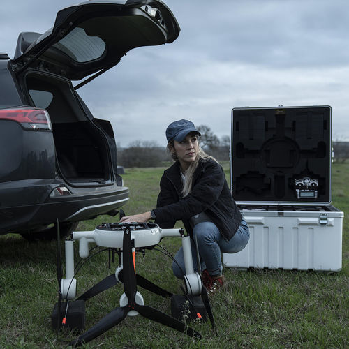 Industrial drone - mdLiDAR1000UHR Lite - microdrones - surveillance / mapping / inspection