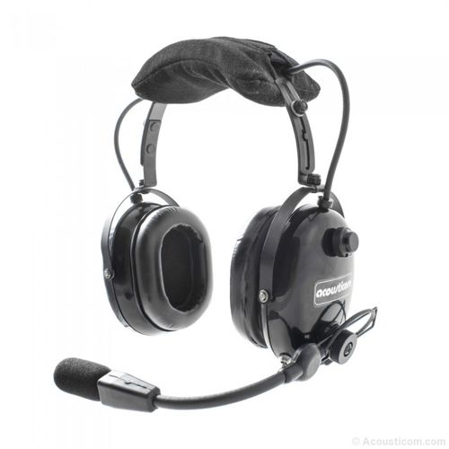 Helicopter headset - 1060-HS - ACOUSTICOM CORP - for aircraft / for pilot