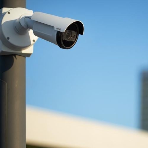 Security camera P1467LE Axis Communications, Inc. for airport