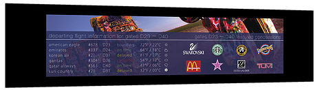 LED airport display - ULW200 series - Displayed Technologies - for FIDS / for indoor use
